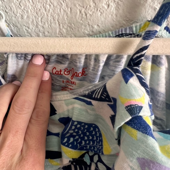 Long Maxi Cat and Jack dress with adjustable straps - Picture 3 of 3